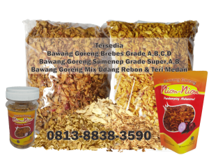 Distributor bawang goreng Sulawesi tengah