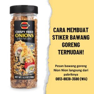 Stiker Bawang Goreng - Nion Nion