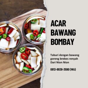 Acar Bawang Bombay Nion Nion