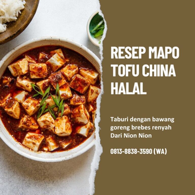 Resep Mapo Tofu China Nion Nion