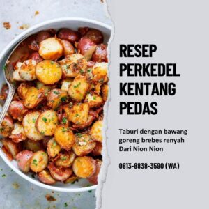 Resep Perkedel Kentang Pedas Nion Nion