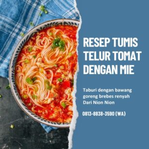 Resep Tumis Telur Tomat Nion Nion