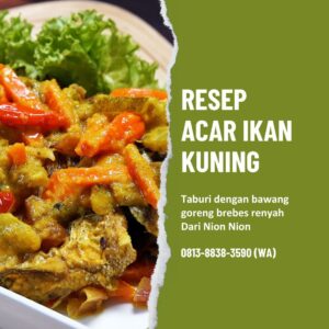 resep acar ikan - Nion Nion