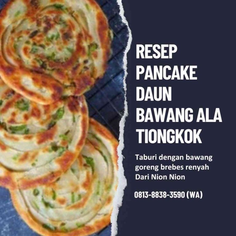 Resep Pancake Daun Bawang Nion Nion