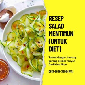 Resep Salad Mentimun Nion Nion