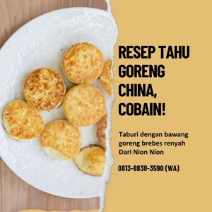 Resep Tahu Goreng China Nion Nion