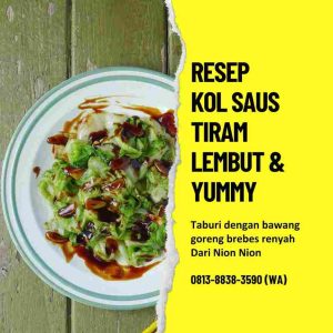 Resep Kol Saus Tiram Nion Nion