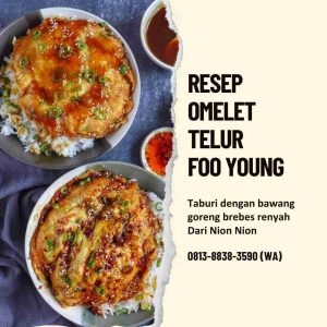 Resep Omelet Telur Foo Young Nion Nion