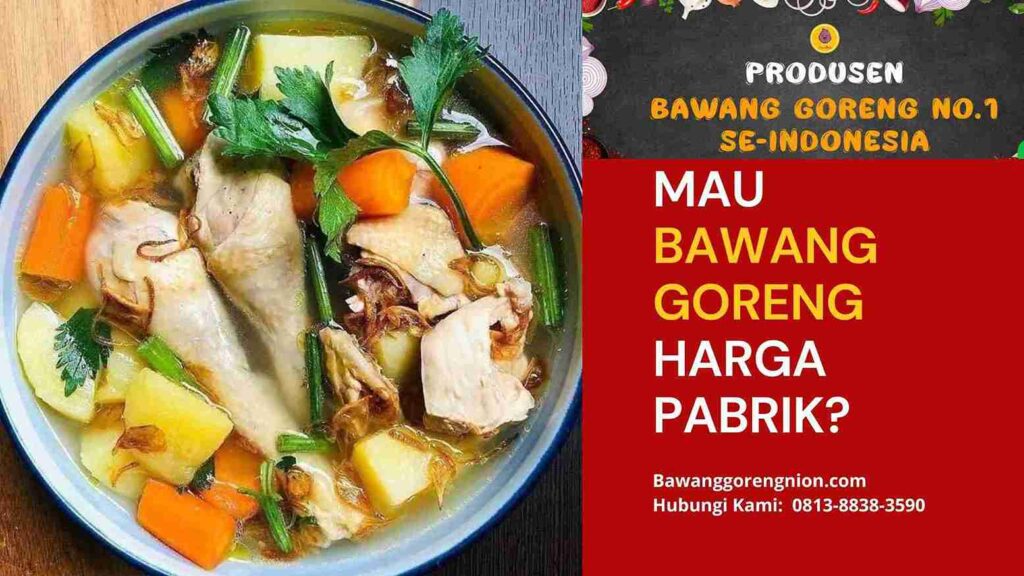 Sop Ayam Bening Enak - Nion Nion