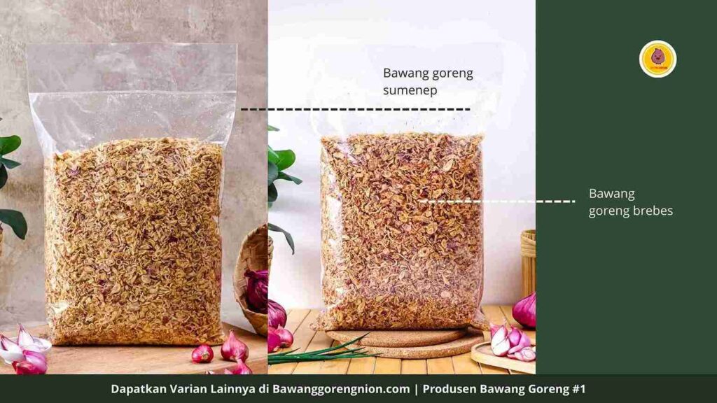 Berbagai Grade Bawang Goreng Indonesia - Nion Nion