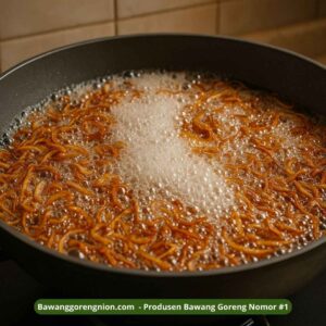 Alasan Kenapa Bawang Goreng Berbusa - Nion Nion