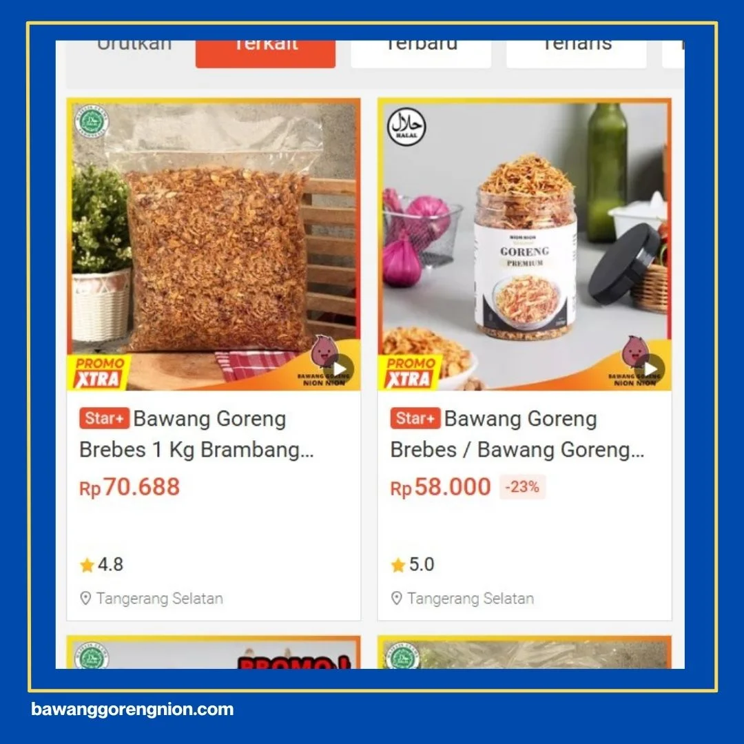 Bawang Merah Goreng Kemasan