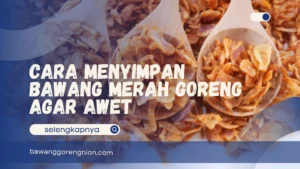 Cara Menyimpan Bawang Merah Goreng Agar Awet