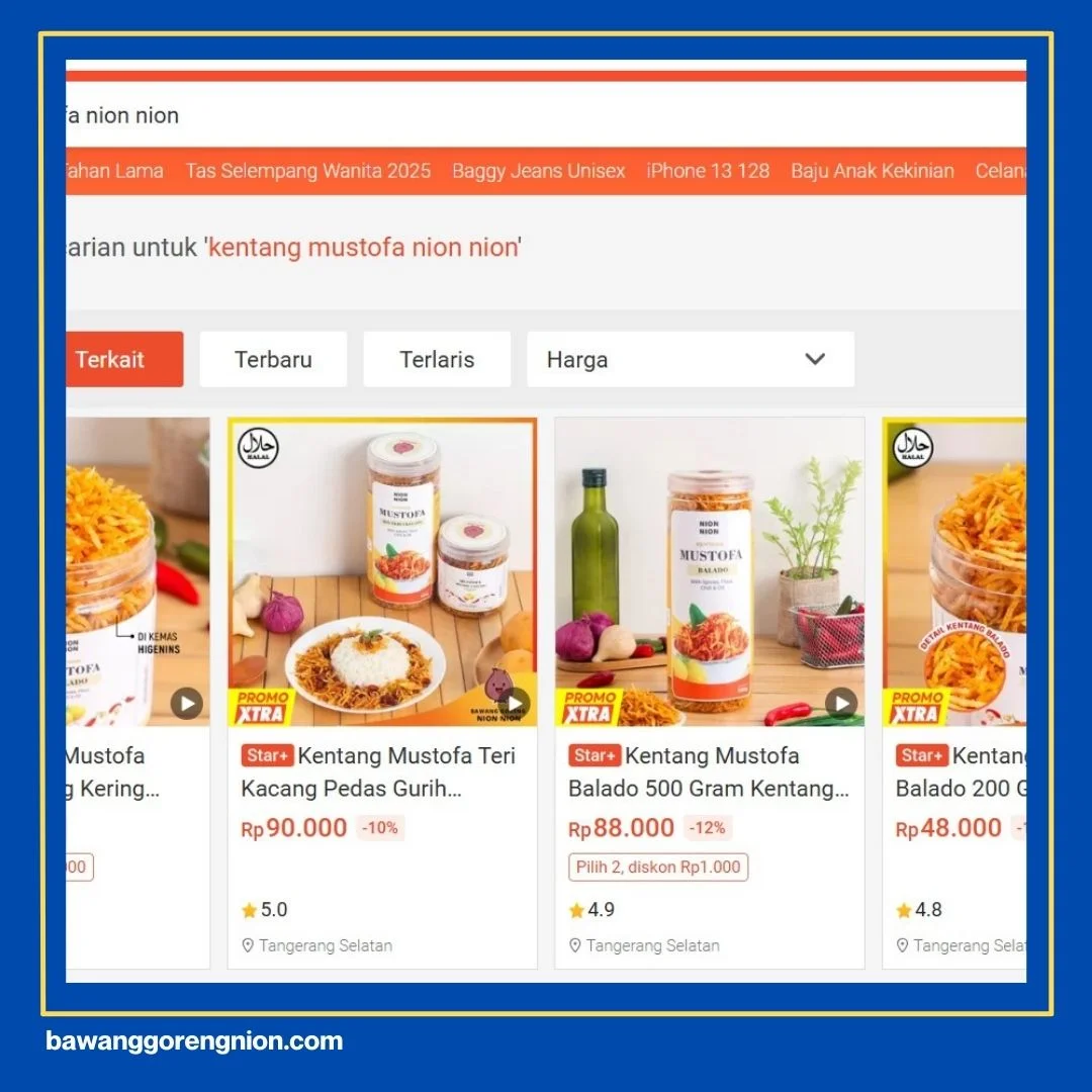 Harga Kentang Mustofa 150 Gram