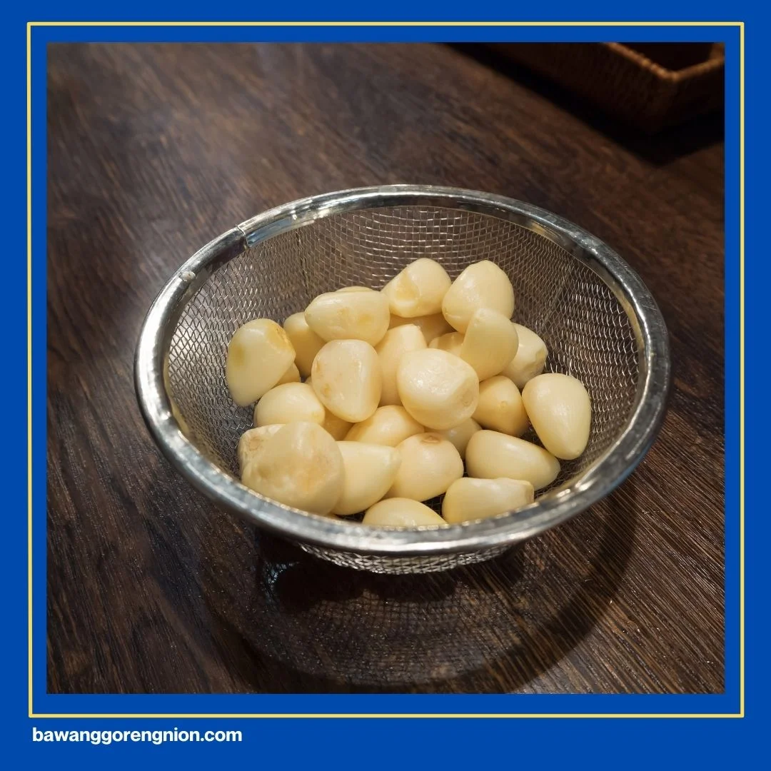 Cara Membuat Bawang Putih Goreng Renyah tanpa Tepung