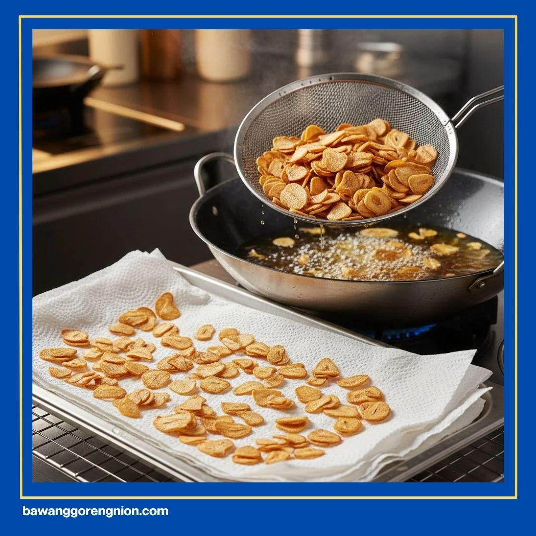 Bawang Putih Goreng Enak